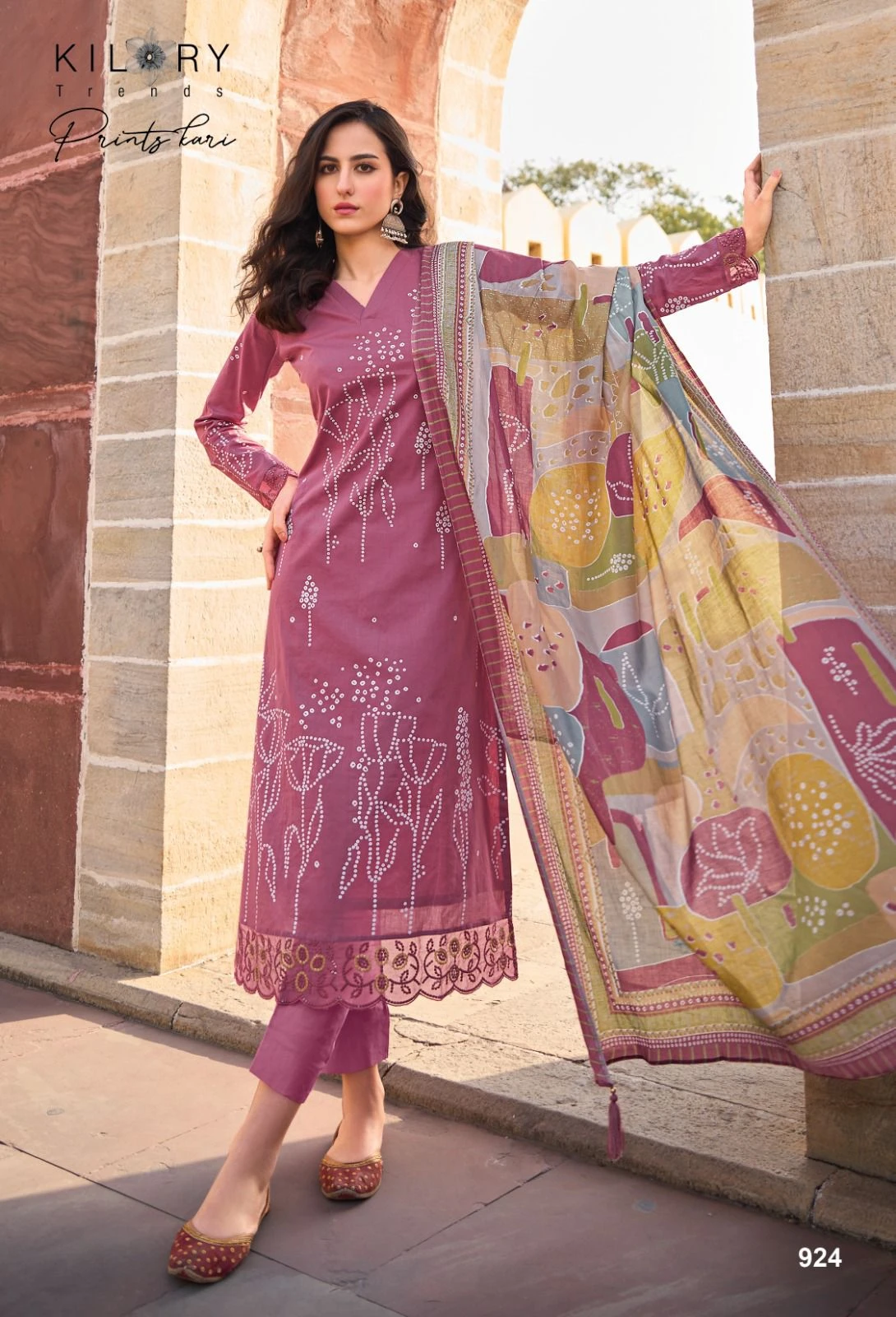 Kilory Trendz Printkari Pure Lawn Cotton Wholesale Fancy Pakistani Salwar Suit Catalog — Wholesale Salwar Suits, Kilory Trends wholesale from Surat — Photo 3